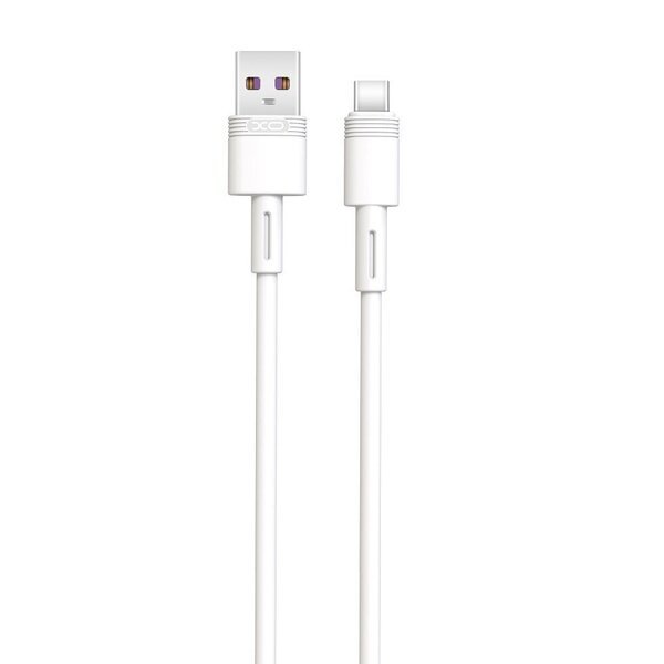 XO kabelis NB-Q166 USB - USB-C 1,0 m 5A baltas