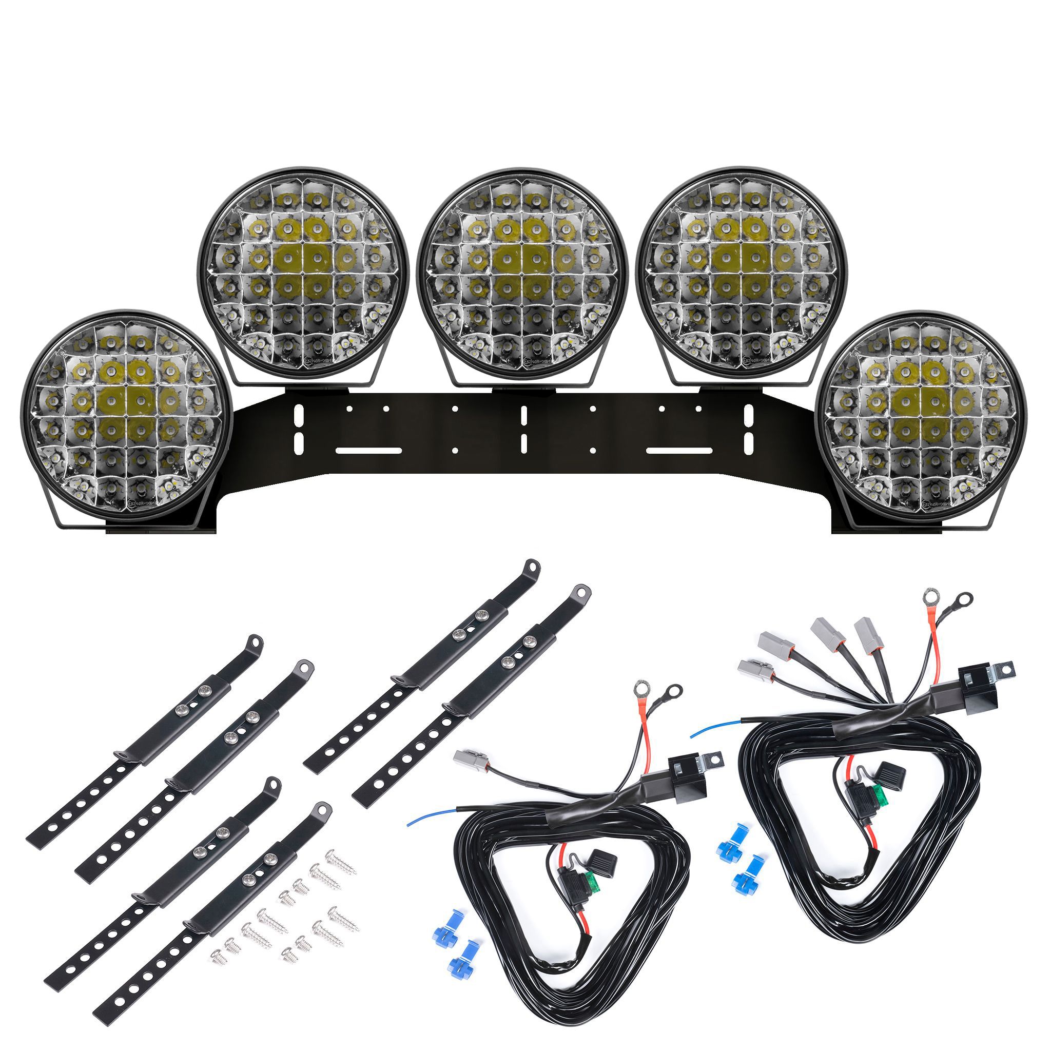Extraljus Purelux 9110 UNLIMITED - Rund / 23 cm / 175W, 5 st - Komplett paket (WRC)