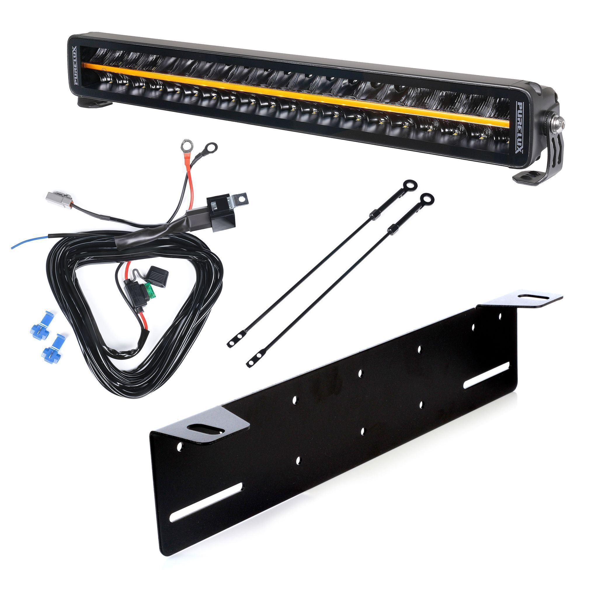 Extraljus Purelux Black Boost S560 - Rak / 56 cm / 200W, 1 st - Komplett paket