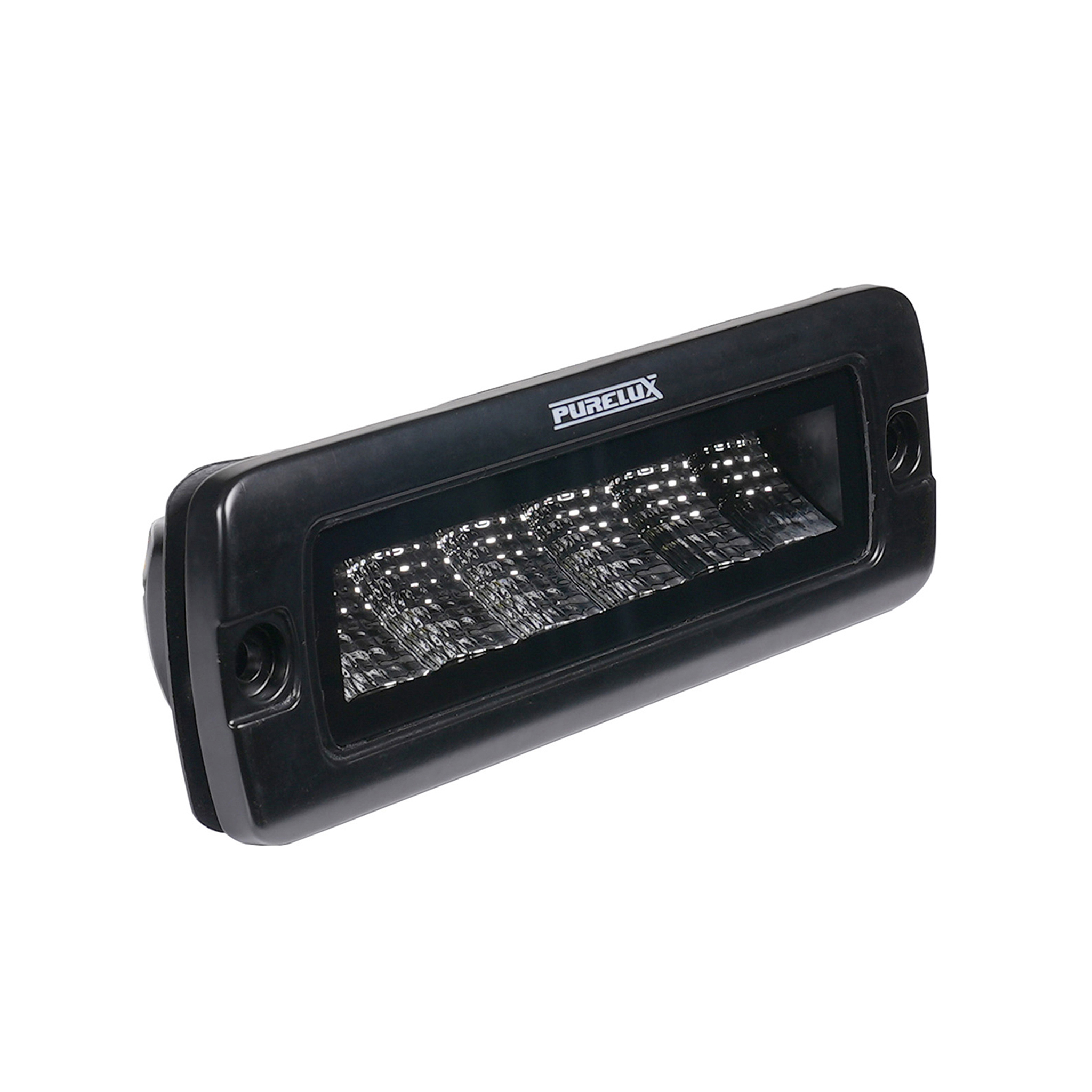 Arbetsbelysning Purelux Black Flush-Mount Slim - 20 cm / 30W / Flood, 1 st