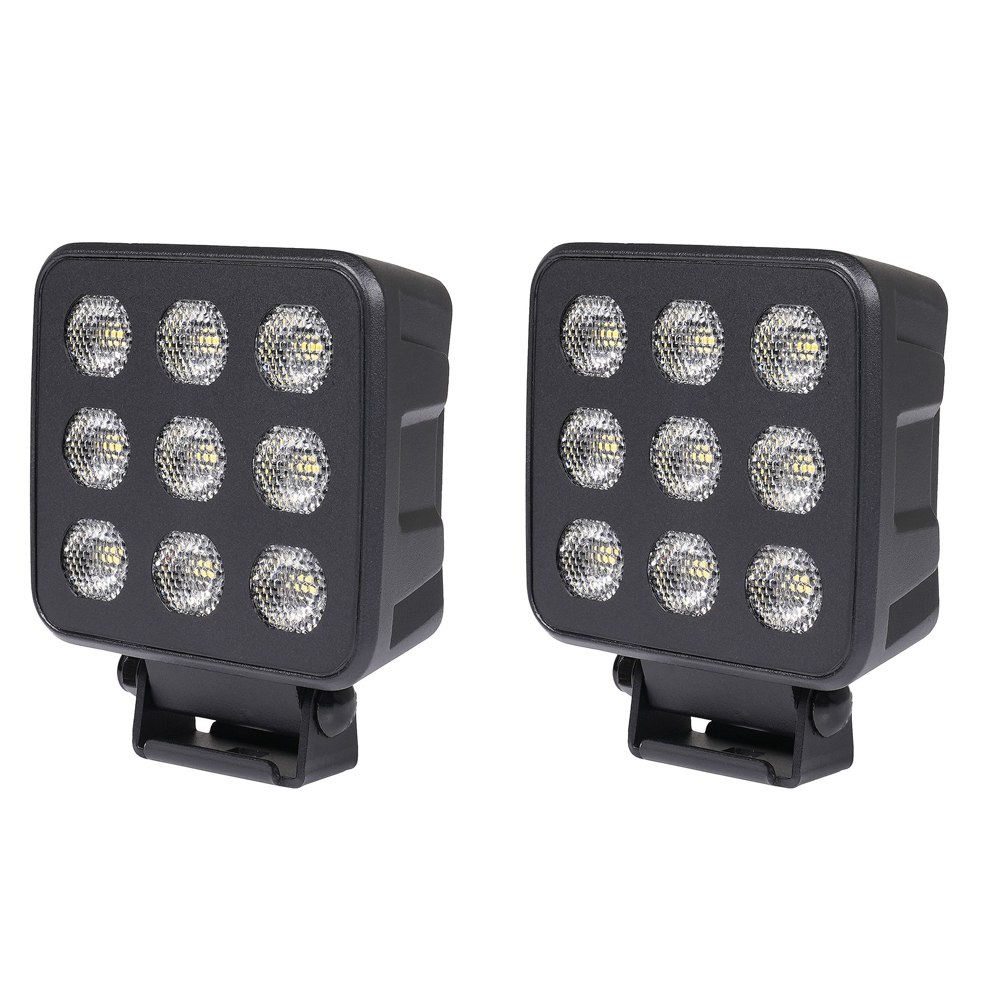 Arbetsbelysning Purelux Black Raven 50 - 11 cm / 90W / Bred, 2 st