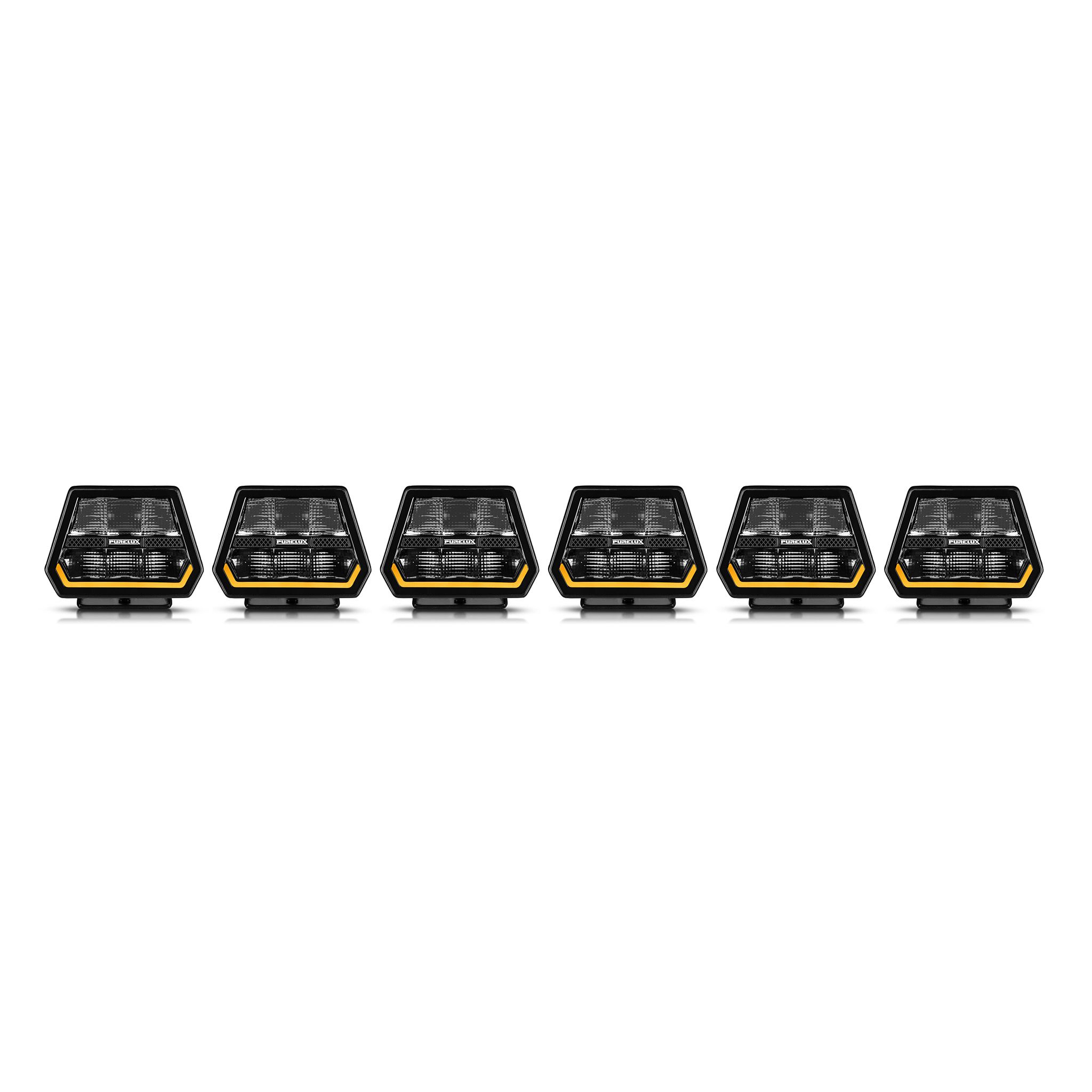 Extraljuspaket Purelux Panther 5, 932 - 1246 mm, 932 mm - 6 extraljus (Panther 5)