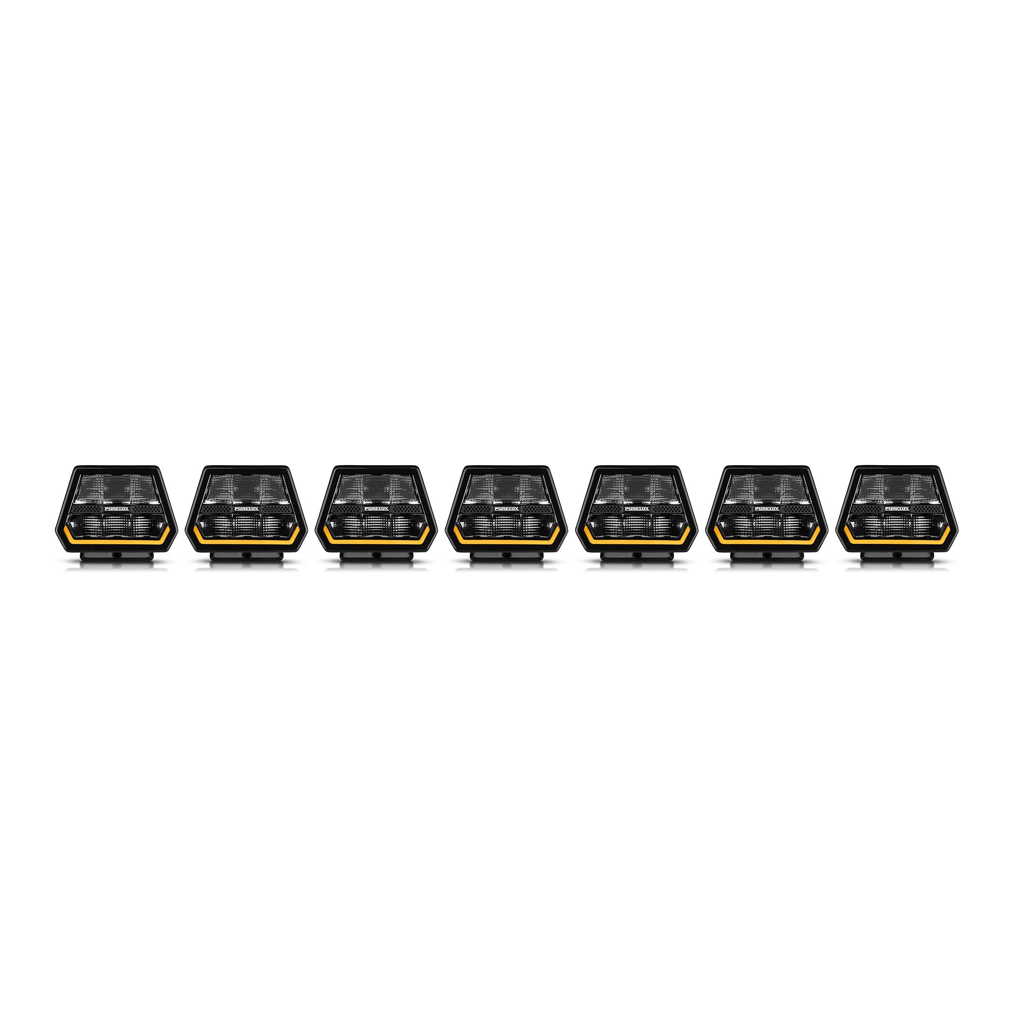 Extraljuspaket Purelux Panther 5, 932 - 1246 mm, 1089 mm - 7 extraljus (Panther 5)