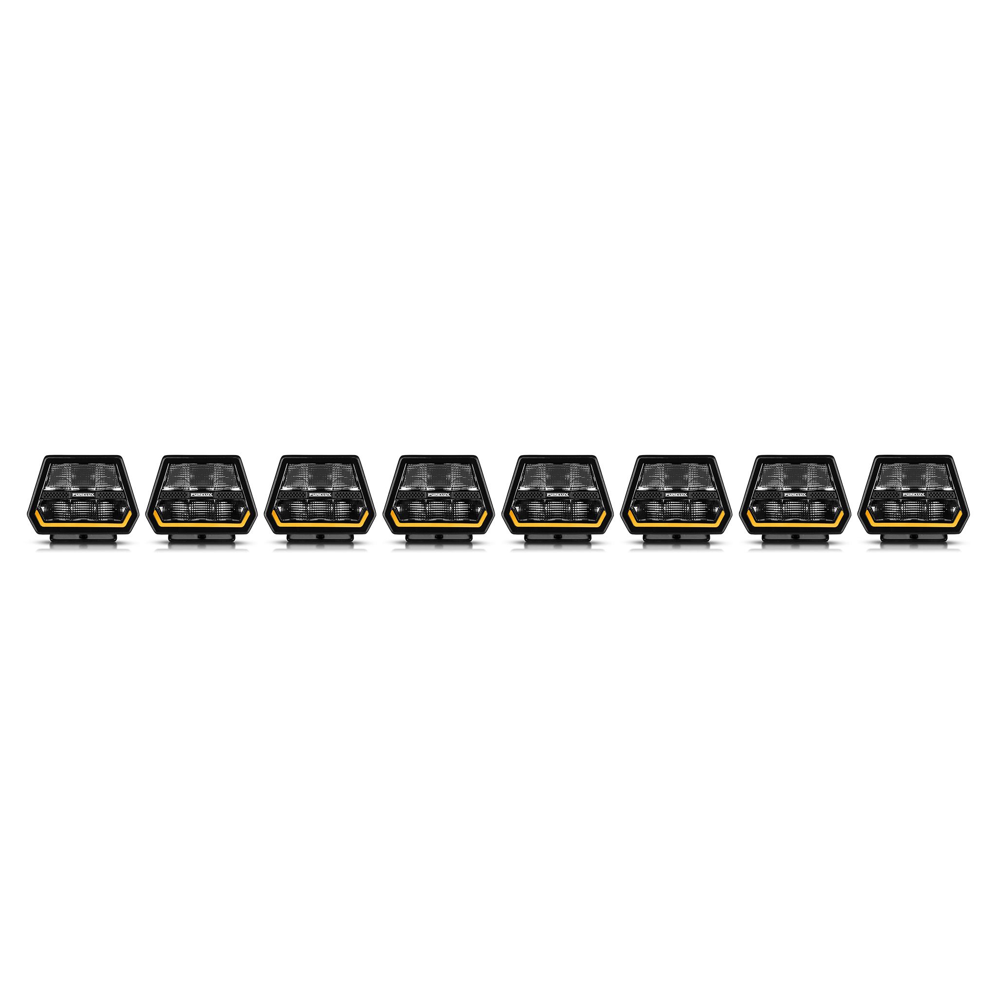 Extraljuspaket Purelux Panther 5, 932 - 1246 mm, 1246 mm - 8 extraljus (Panther 5)