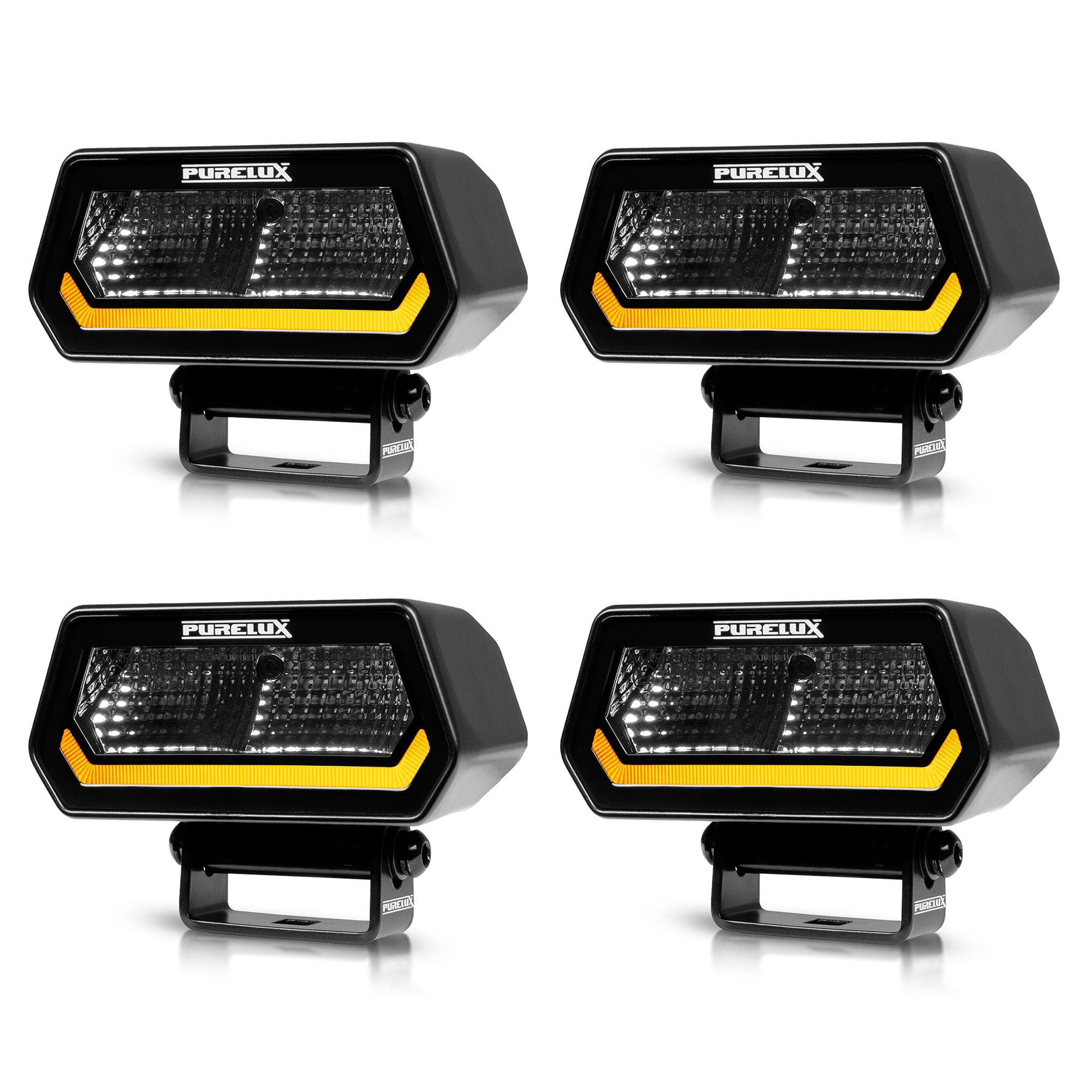 Arbetsbelysning Purelux Panther Alpha 20 - 10 cm / 20W / Bred, 4 st