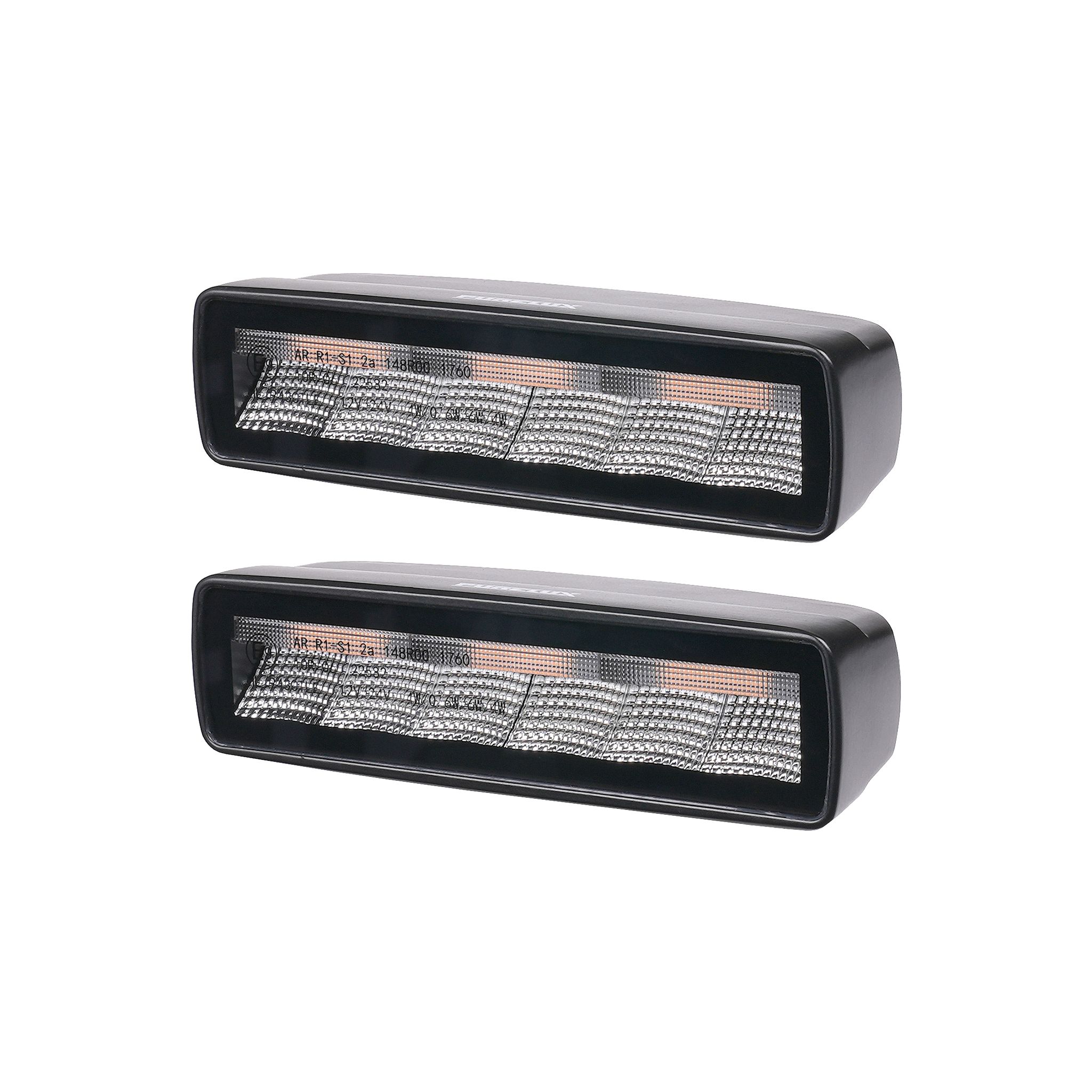 Arbetsbelysning Purelux Road Black MF160 - 16 cm / 12W / Flood, 2 st