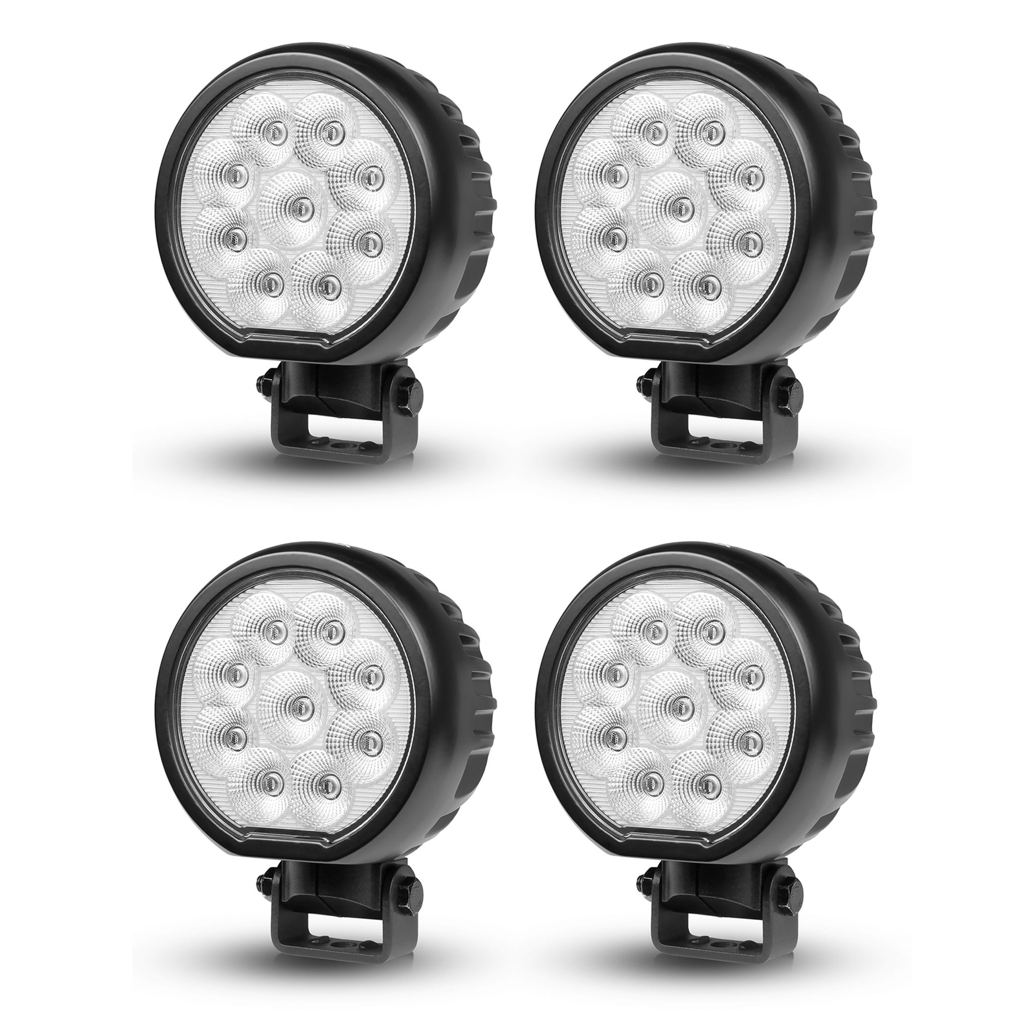Arbetsbelysning Purelux Rotatable 90 Gen2 - 13 cm / 90W / Bred, 4 st
