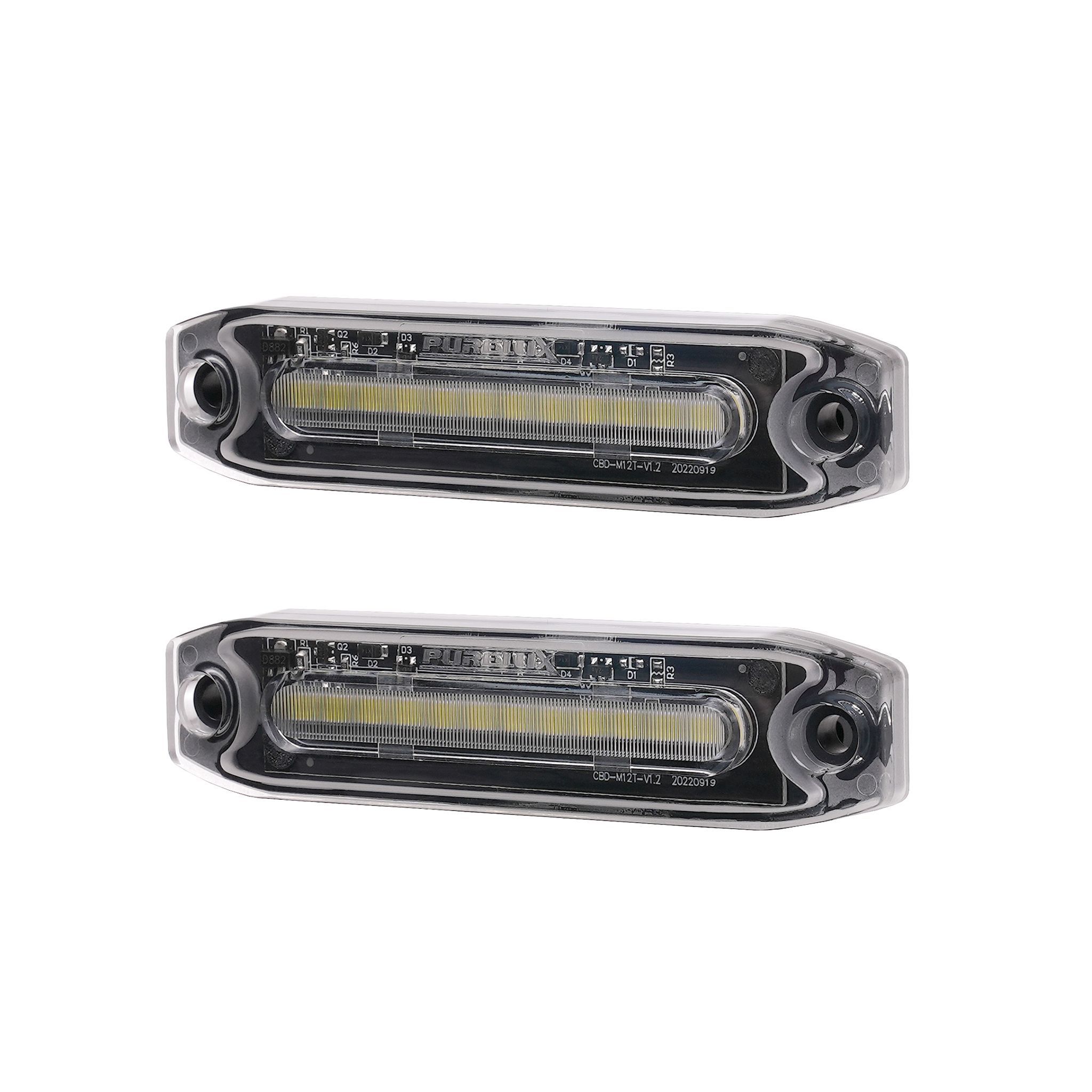 Positionsljus Purelux Spectre 12X - 12/24V / 6W / 102 mm, 2 st