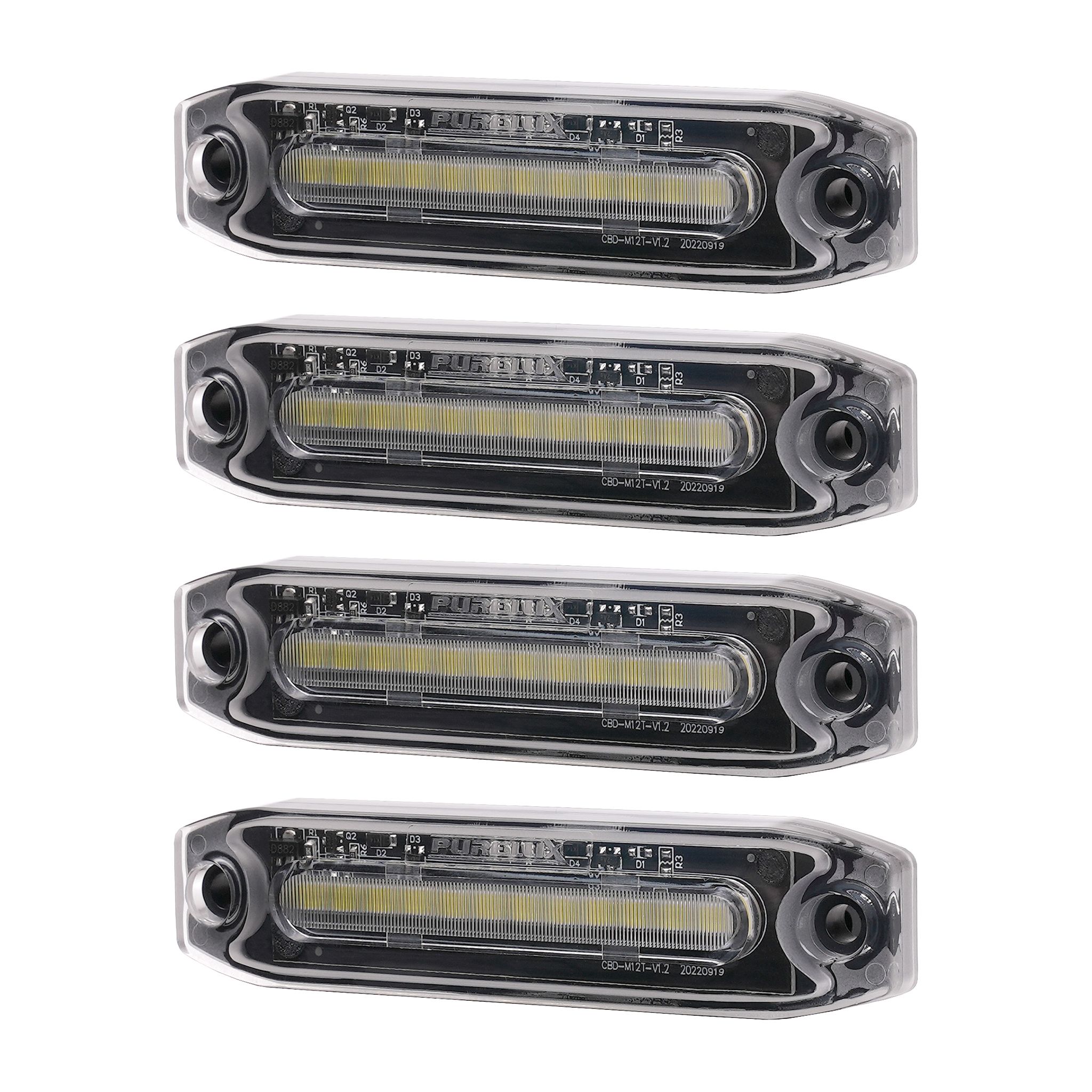 Positionsljus Purelux Spectre 12X - 12/24V / 6W / 102 mm, 4 st