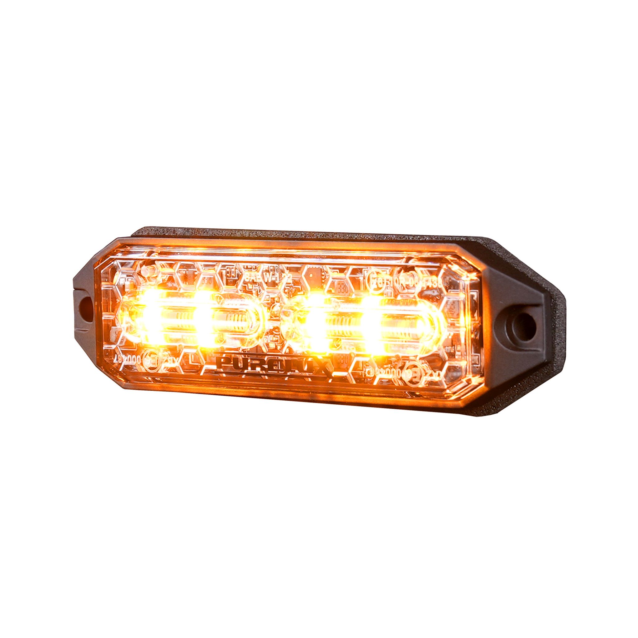 Varningsljus / Blixtljus Purelux Strobe Slim HD - 12/24V / 15W / 98 mm, 1 st