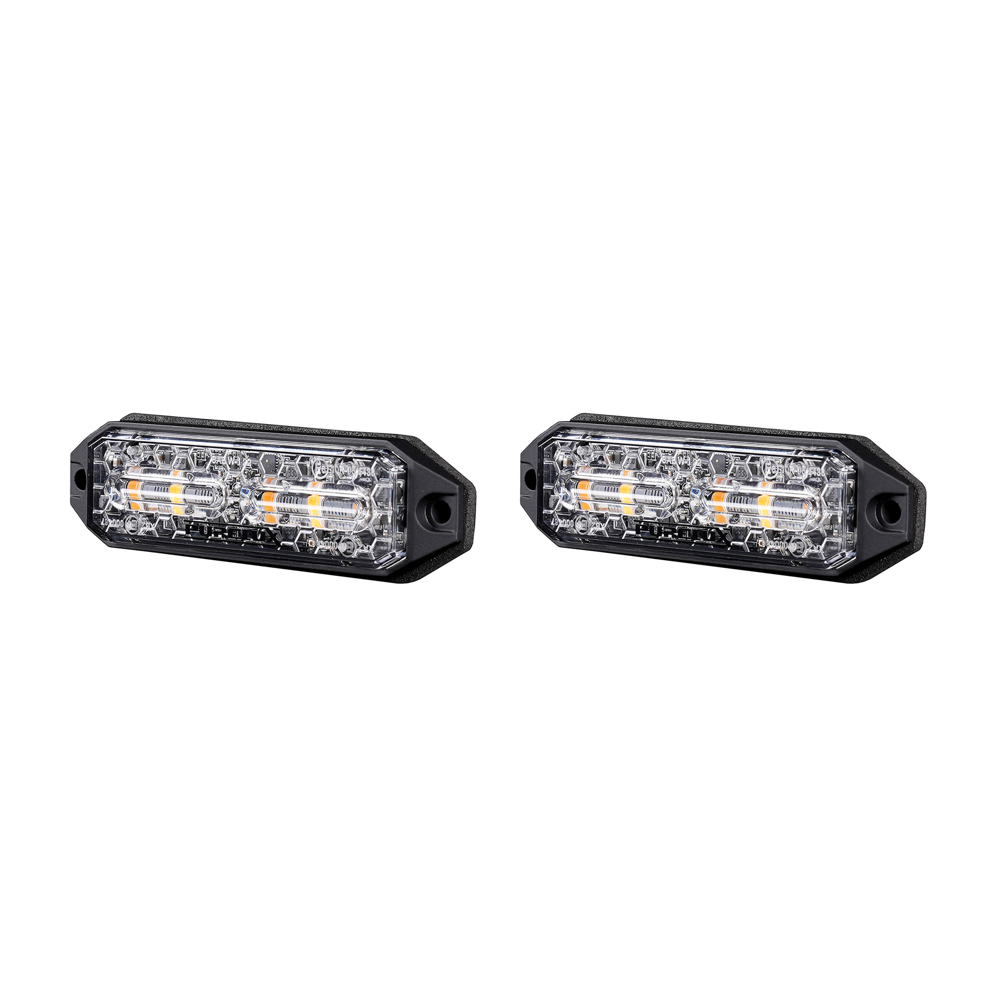 Varningsljus / Blixtljus Purelux Strobe HD - 12/24V / 15W / 98 mm, 2 st