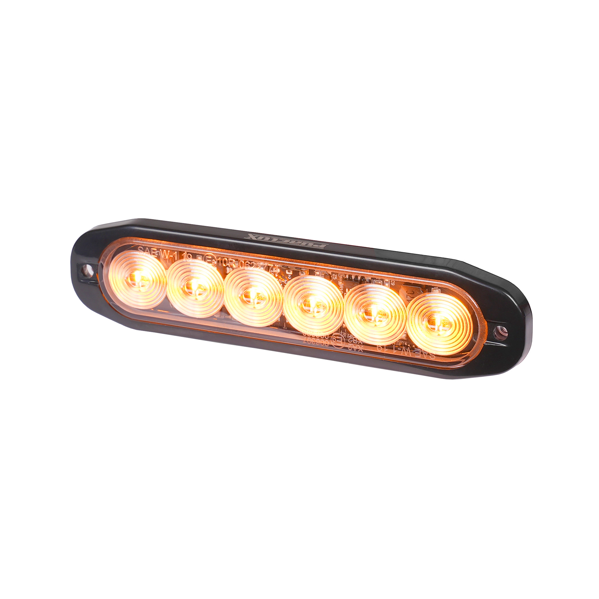 Varningsljus / Blixtljus Purelux Strobe Ultra Slim - 12/24V / 12W / 118 mm, 1 st