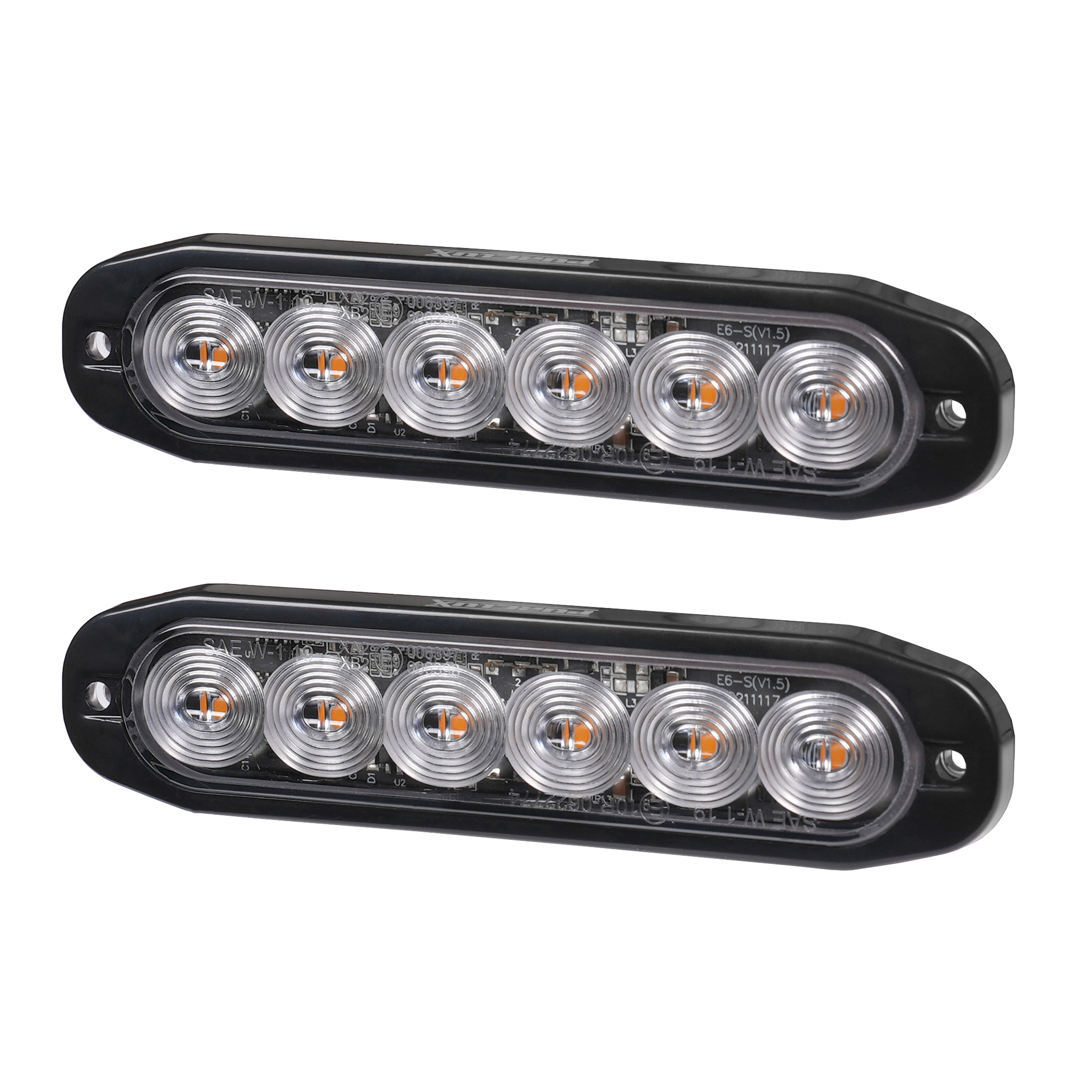 Varningsljus / Blixtljus Purelux Strobe Ultra Slim - 12/24V / 12W / 118 mm, 2 st