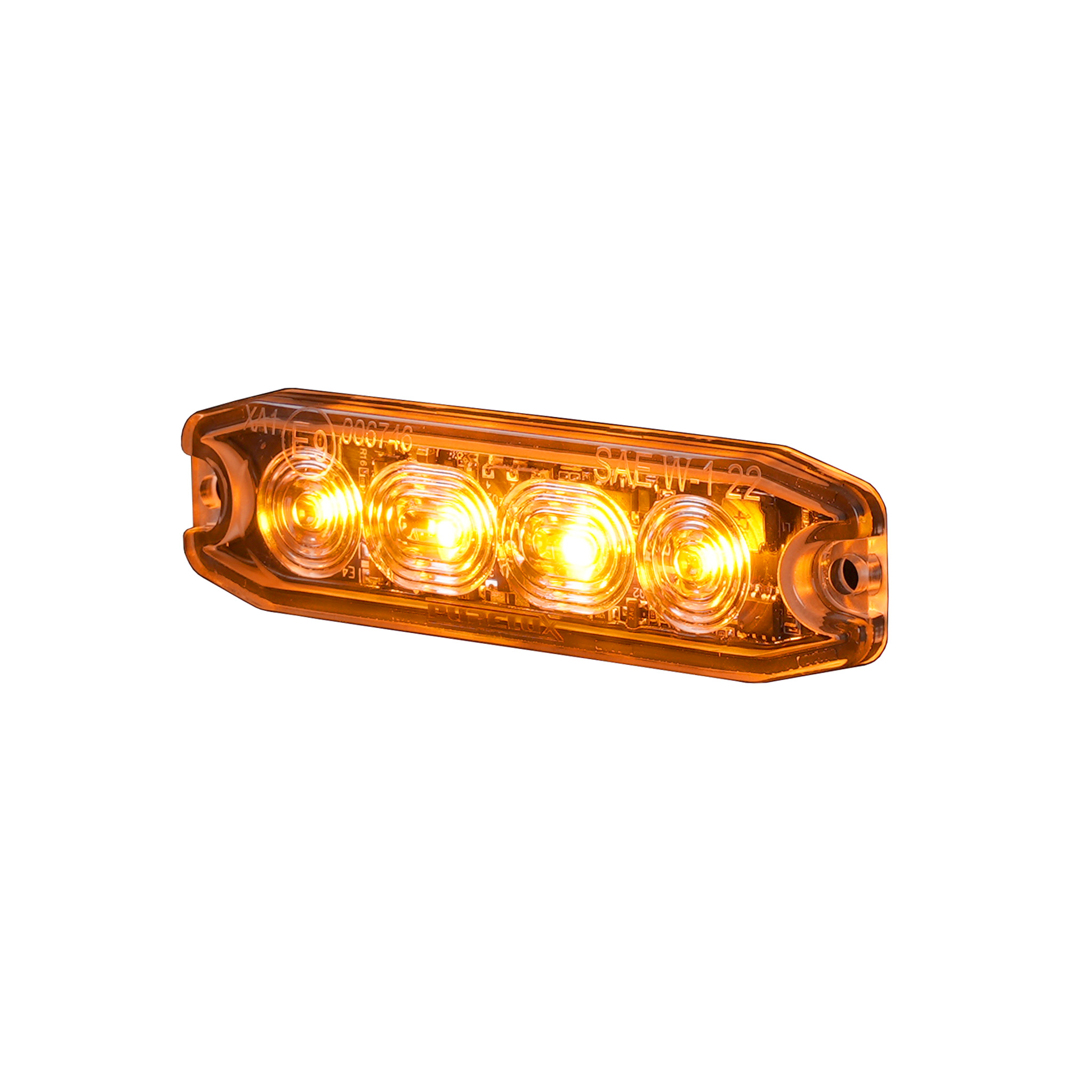 Varningsljus / Blixtljus Purelux Strobe Ultra Slim - 12/24V / 8W / 96 mm, 1 st