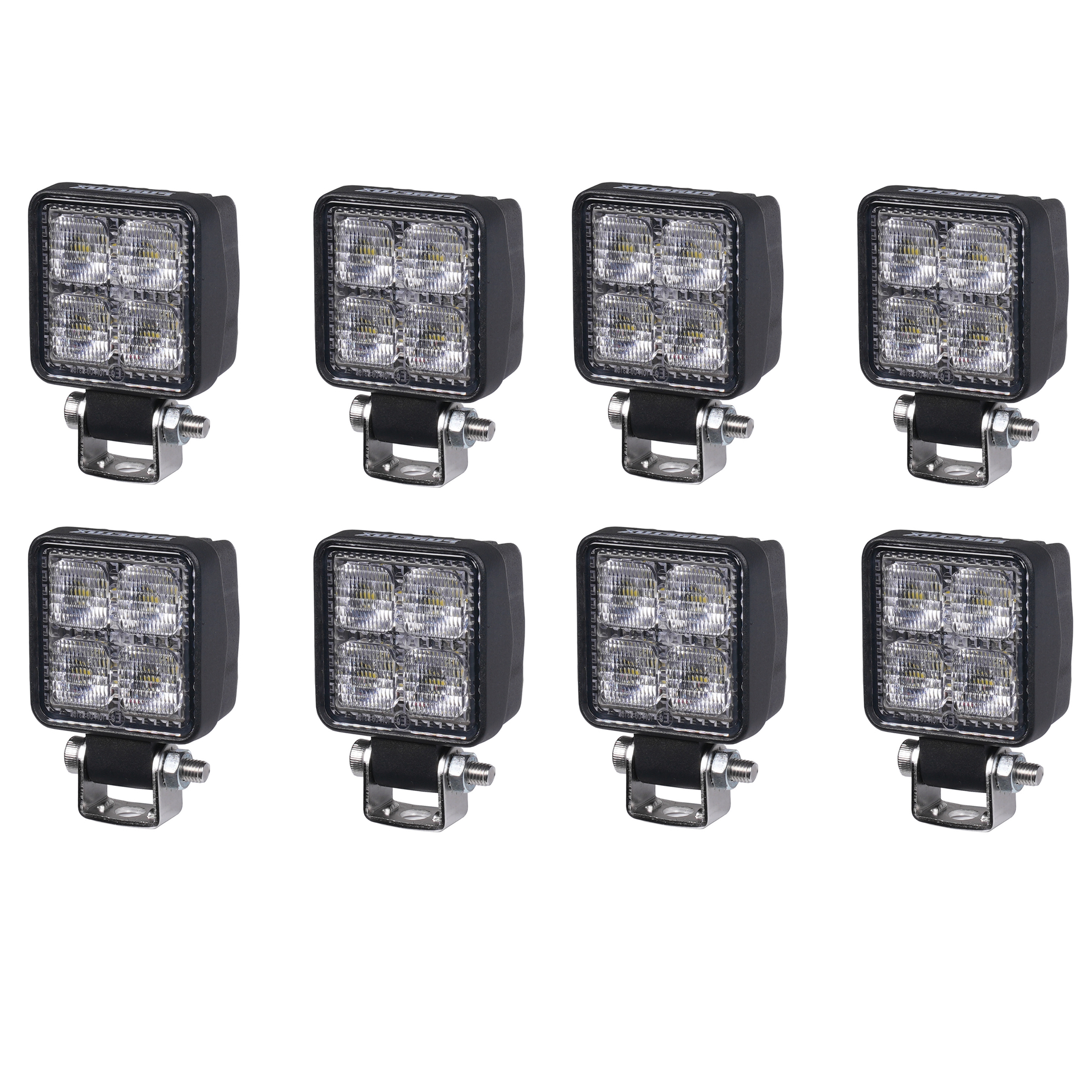 Arbetsbelysning Purelux Terrain Black Mini - 5 cm / 12W / Bred, 8 st