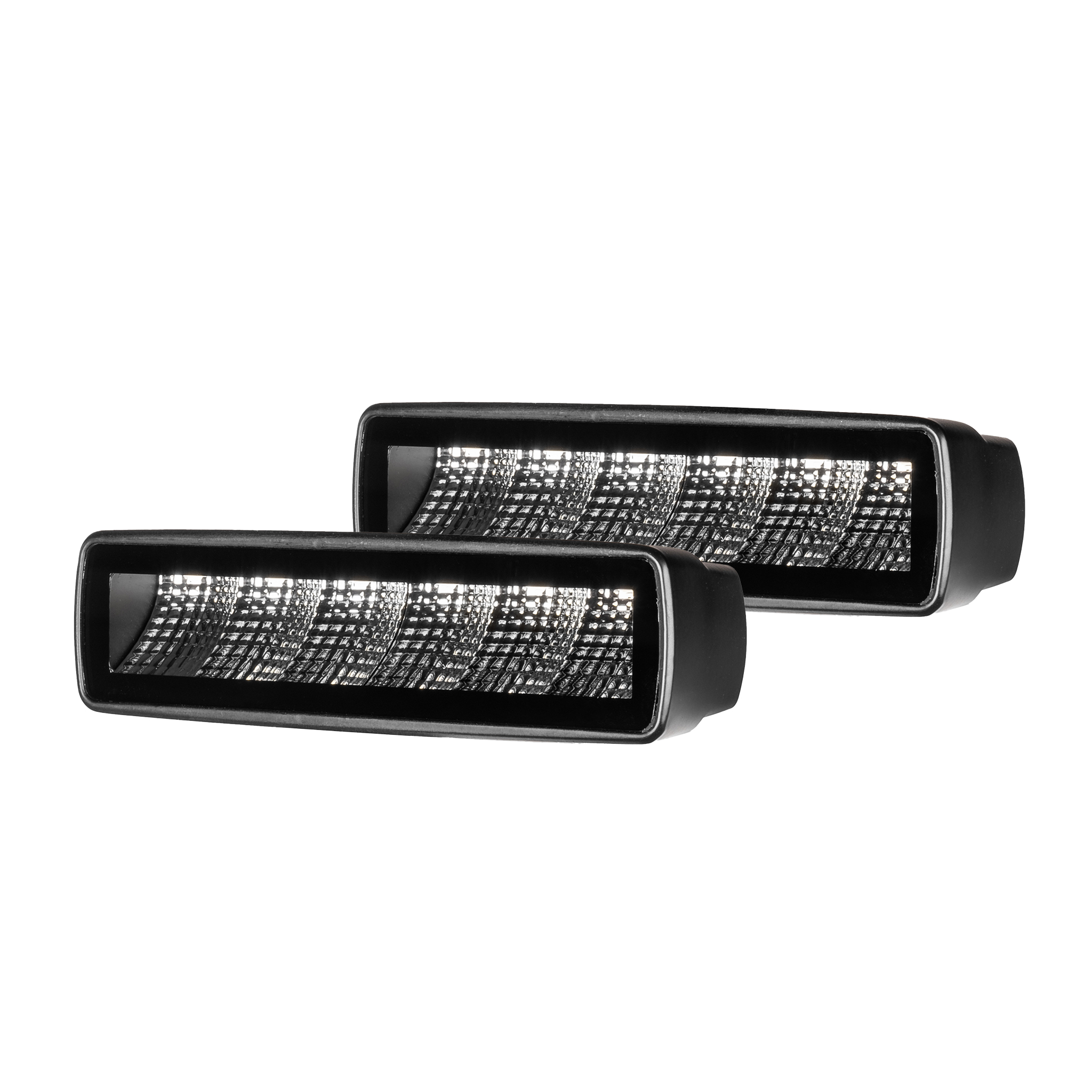 Arbetsbelysning Purelux Terrain Black Slim Flood - 16 cm / 30W / Bred, 2 st