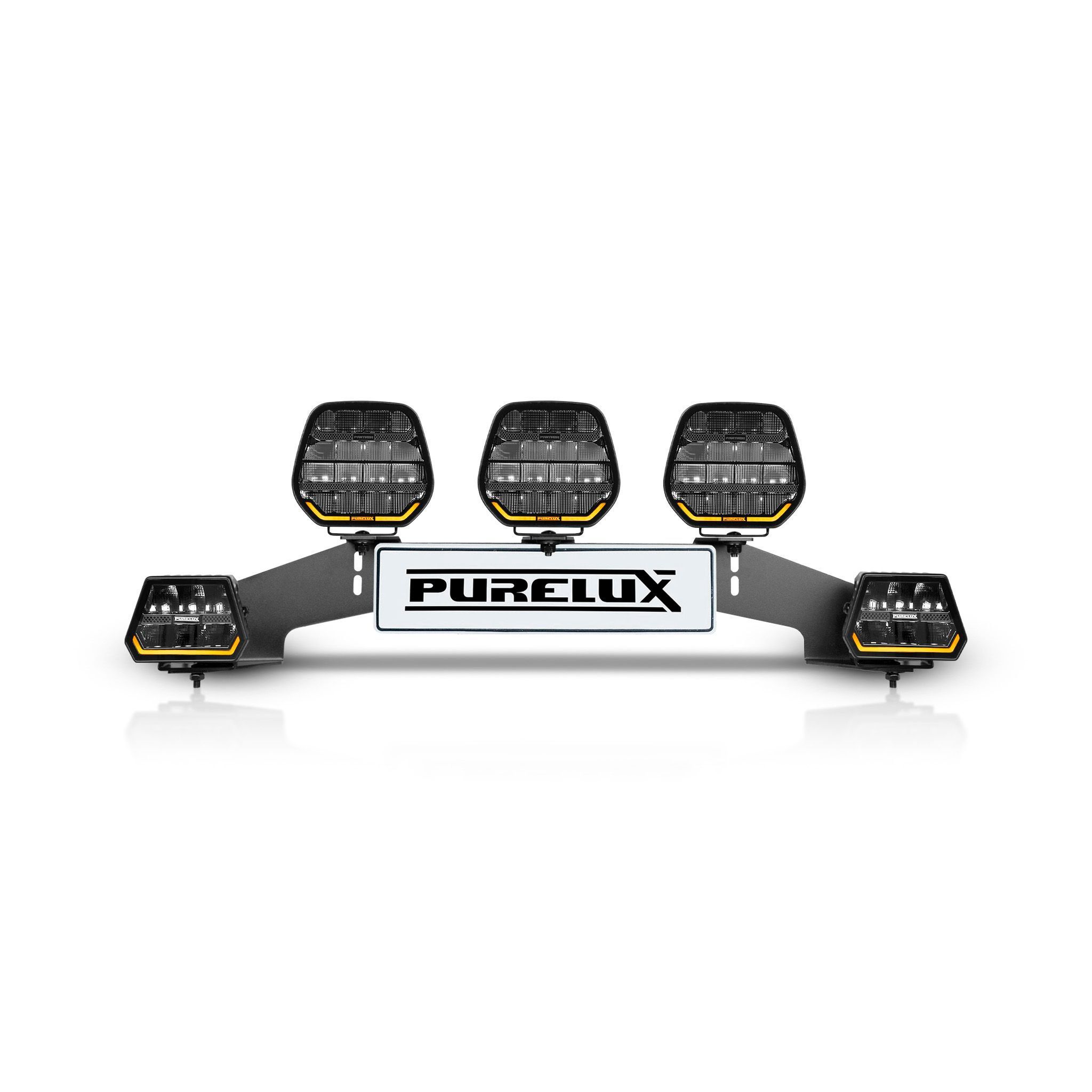 Extraljuspaket Purelux WRC 22, 564W / 36 000 lm, Svart