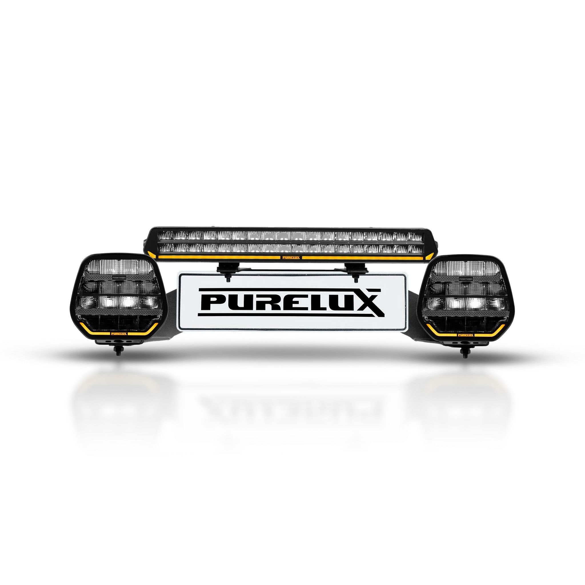 Extraljuspaket Purelux WRC 19, 472W / 30 000 lm, Svart
