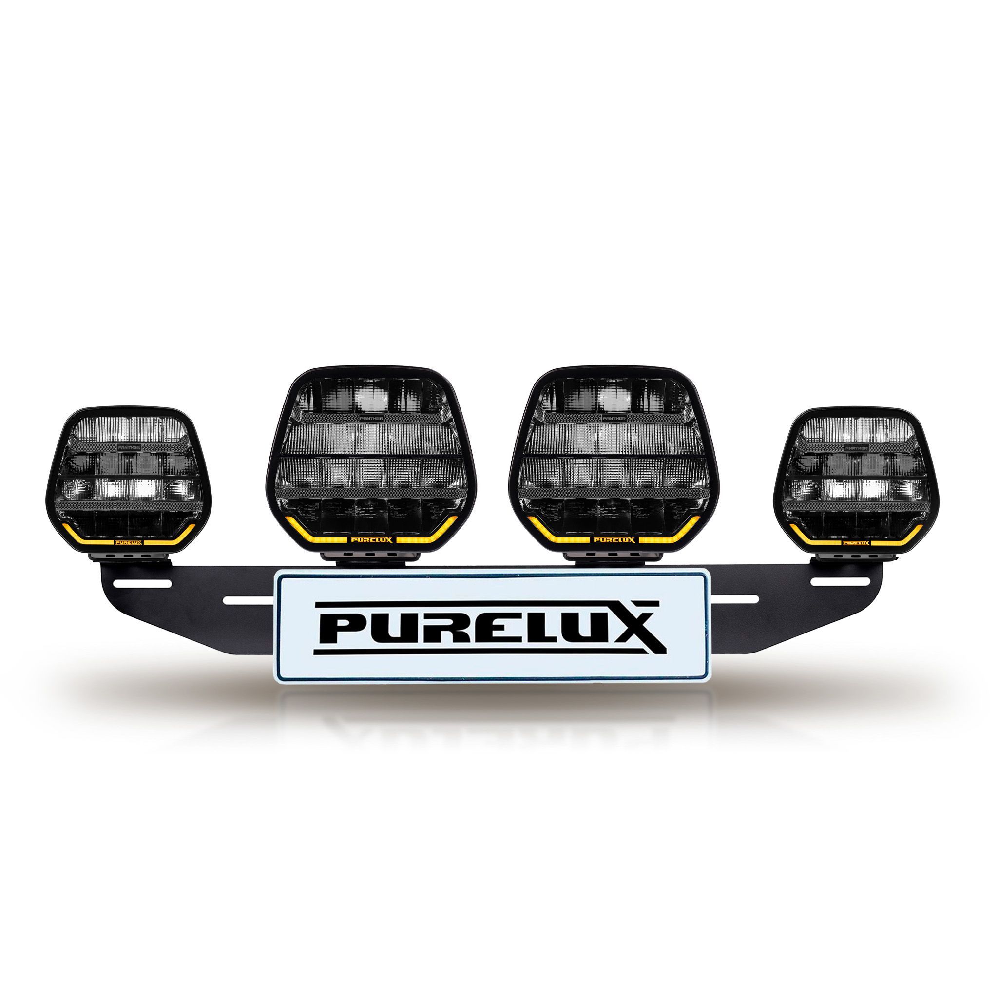 Extraljuspaket Purelux WRC 20, 676W / 40 000 lm, Svart
