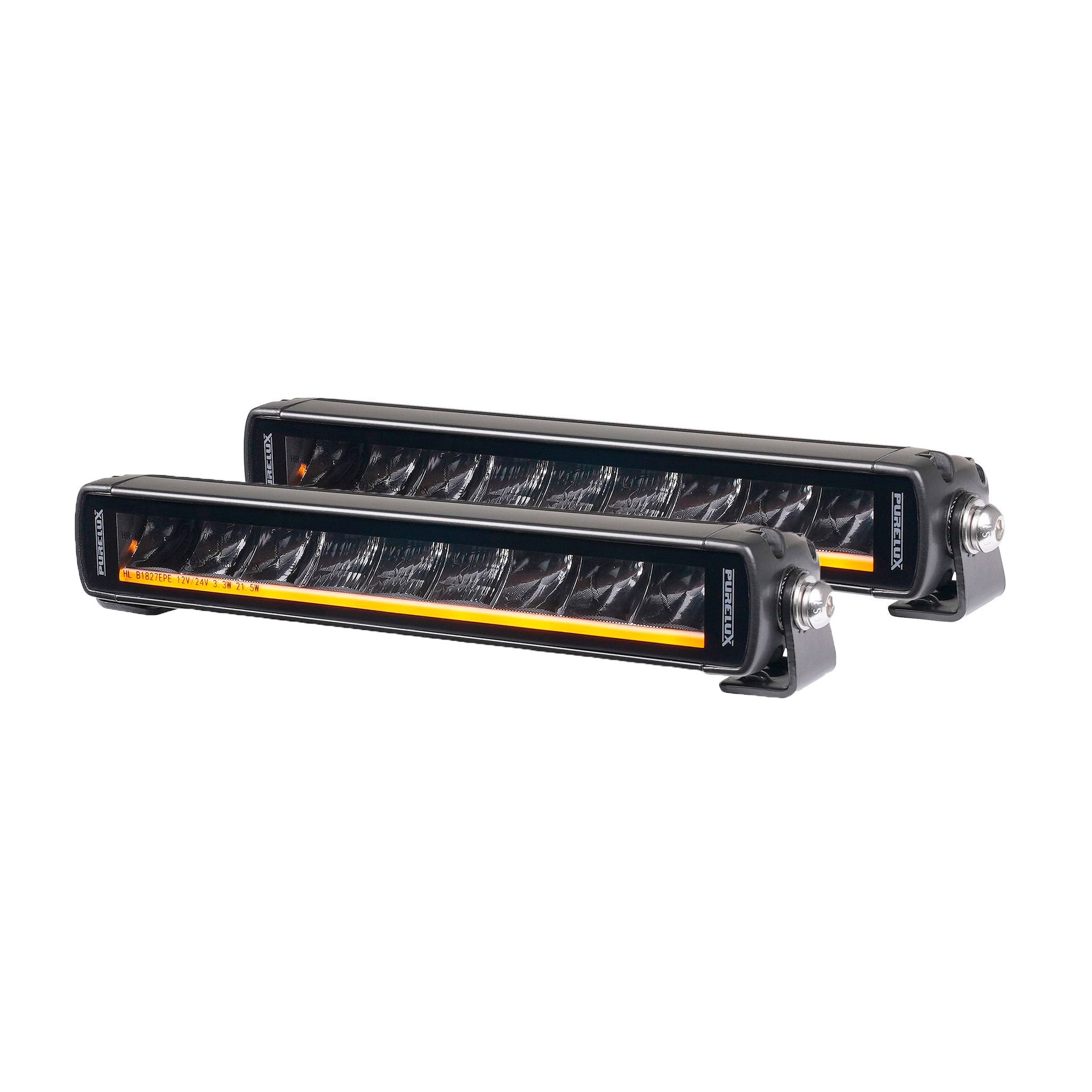 Extraljus Purelux Black X-Slim S250 - Rak / 25 cm / 45W, 2 st