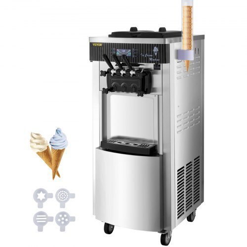 Pystysuuntainen pehmytjäätelökone 2200W