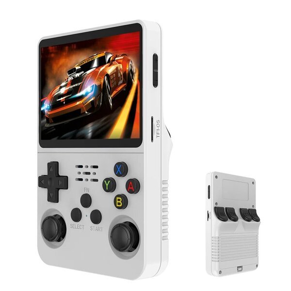 R36S Retro Handheld Video Game Console Linux System 3,5 tuuman IPS-näyttö kannettava taskuvideosoitin 64GB 10000+ pelejä