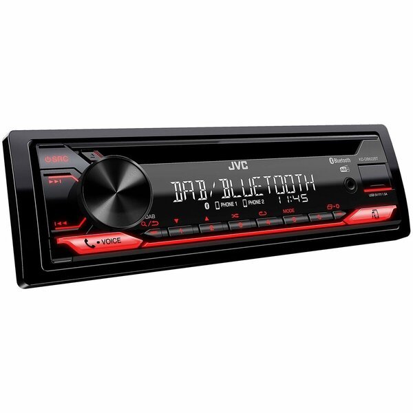 Radio CD-soitin JVC KD-DB622BT Musta