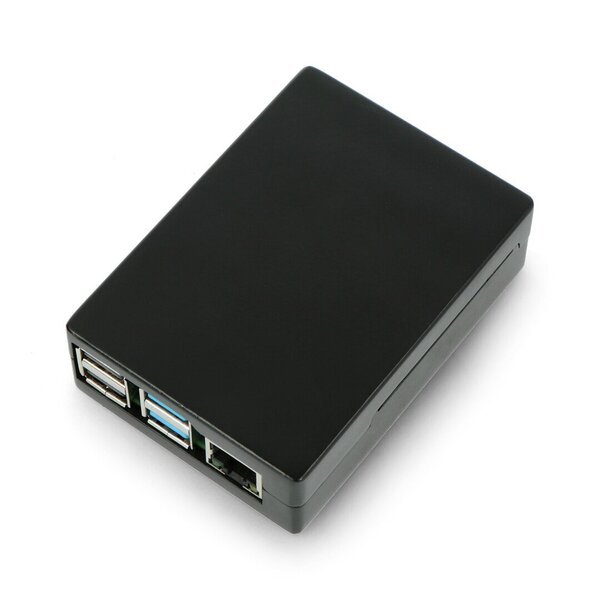 Raspberry Pi 4B alumiinikotelo, musta
