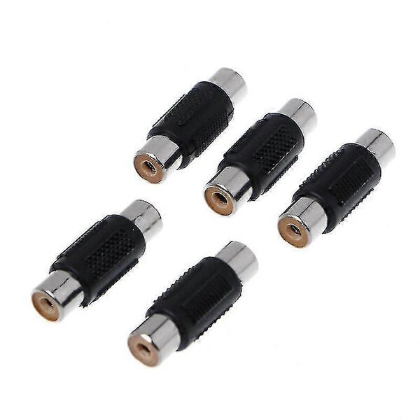Rca-liittimien adapterit, 5 kpl