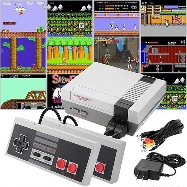 Retro-Pelikonsoli, Jossa 620 Videopeliä, Av- Ja Hdmi Hd-Lähtö, Plug And Play, Classi