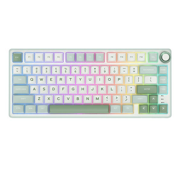 Royal Kludge R75 Sky Cyan, K Silver Switch, US