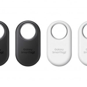 Samsung Galaxy SmartTag2 Bluetooth 5.3 paketti, valkoinen ja musta