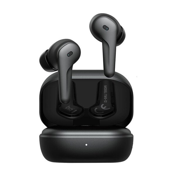 Savio TWS-12 Langattomat Bluetooth 5.3 Kuulokkeet, ANC, ENC, IPX4 - Musta