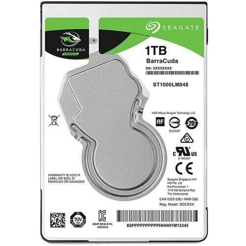 Seagate - BarraCuda 1TB 2,5'' 128MB ST1000LM048