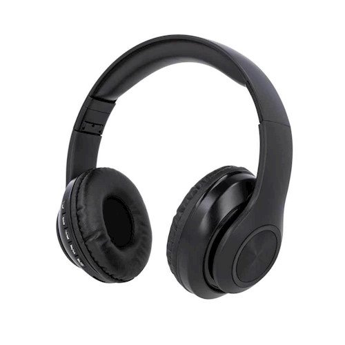Setty langattomat Bluetooth kuulokkeet radiolla musta