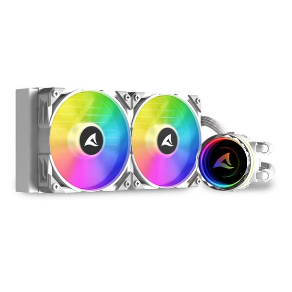 Sharkoon Square -tuuletin S80 White RGB AIO