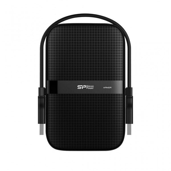 Silicon Power HDD Armor A60 1TB, Musta (SP010TBPHDA60S3A)