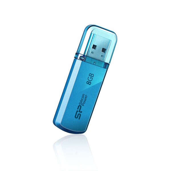 Silicon Power -muisti USB Helios 101 8GB USB 2.0 Blue