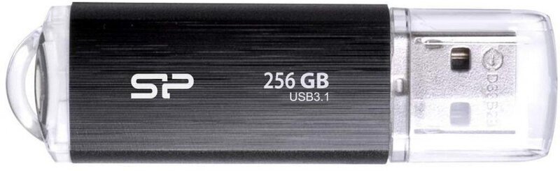 Silicon Power -muistitikku 256 Gt Blaze B02, musta.