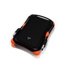 Silicon Power ulkoinen kovalevy 1TB Armor A30, musta