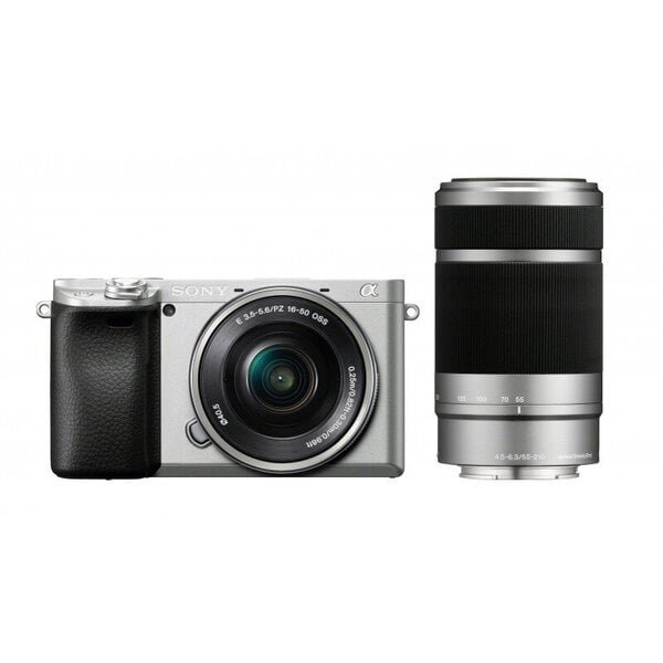 Sony A6400 + 16-50 mm OSS + 55–210 mm OSS