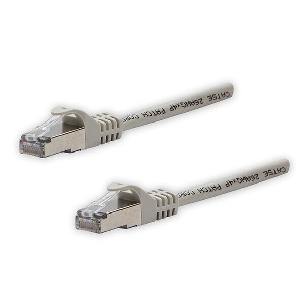 Suojattu LAN-kaapeli FTP Cat.5e RJ45, 2 m, harmaa