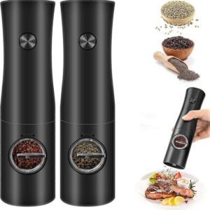 Suola- ja pippurimylly sähkökäyttöinen, 2 kpl