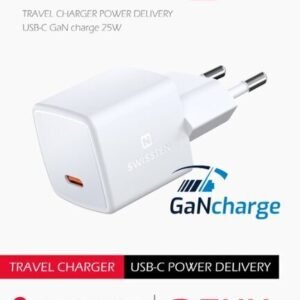 Swissten GaN Mini, USB-C 25W PD