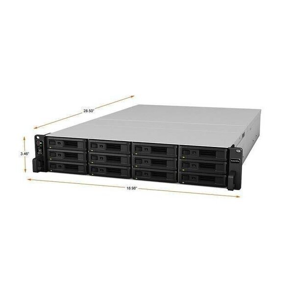 SYNOLOGY RS3621RPxs 12-paikkainen NAS-teline