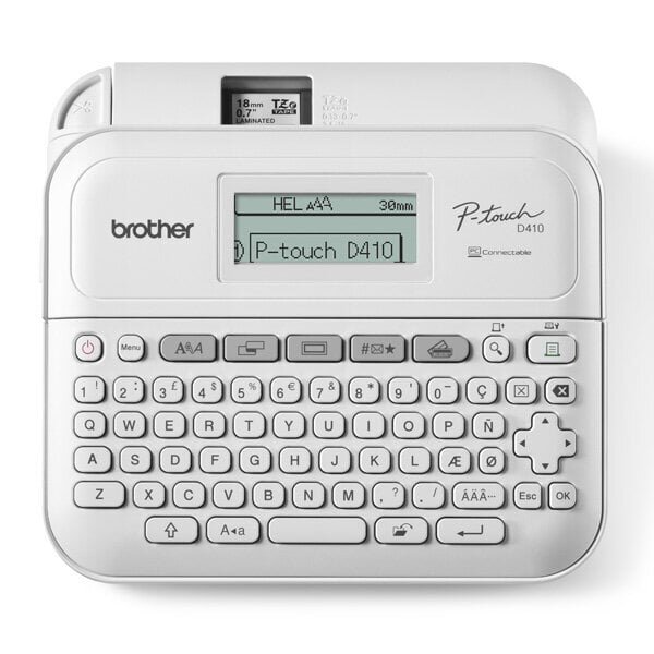 Tarratulostin Brother PT-D410VP kantolaukulla