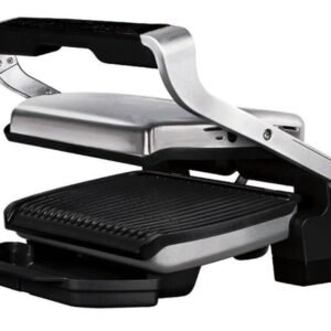 TEFAL OptiGrill Initial GC706D sähkögrilli, Musta/Ruostumaton teräs