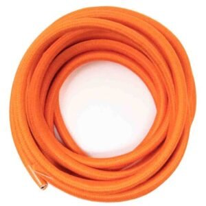Tekstiilikaapeli 3m 2x0,75mm2 oranssi 70241