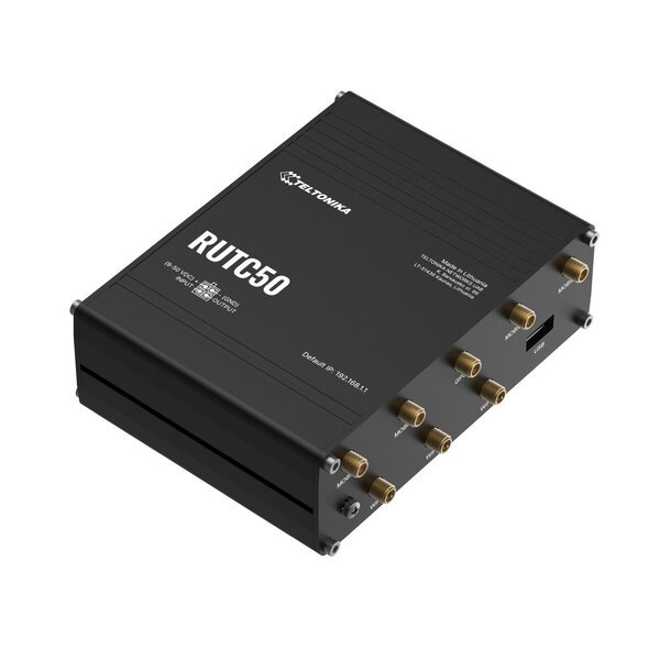 Teltonika RUTC50 5G-reititin Wi-Fi 6:lla ja Dual SIM:llä
