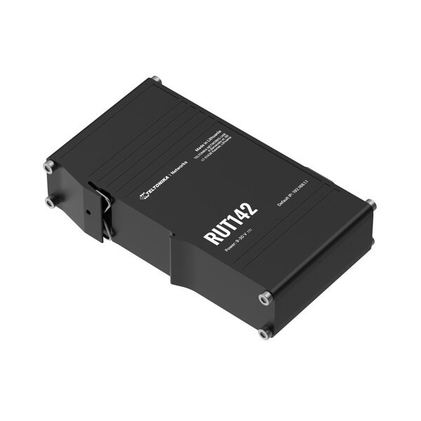 Teollinen reititin Teltonika RUT142, WiFi 4, RS232, 2x RJ45, IP30
